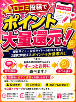 口コミ投稿でポイント還元